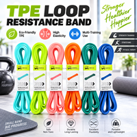 Bandes de résistance en boucle TPE, robustes, pour l'entraînement physique, les tractions assistées, la musculation, la thérapie physique