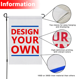 Manufacturer Outdoor Advertising <strong>Flags</strong> Banners 30*45cm RTSdouble Sided <strong>Garden</strong> <strong>Flag</strong> - Product Image 2