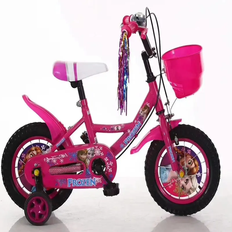 Satış moda Barbie pembe renk çocuk bisikletleri kızlar için/çocuk bisikleti kız prenses pembe çocuk bisikleti