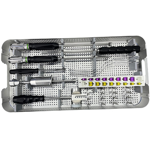 Medical Orthopedic Spine <strong>PEEK</strong> <strong>Lumbar</strong> TLIF -PLIF <strong>Cage</strong> <strong>Lumbar</strong> <strong>PEEK</strong> <strong>Cage</strong> Spine Surgery Instrument Set