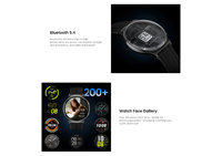 HAYLOU Solar Lite 2 Fitness Tracker con Schermo Touch AMOLED Quadrato, Risposta alle Chiamate, Promemoria Sedentarietà, Lunga Durata della Batteria