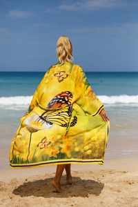 JSN Beach Vaction Mujeres Imprimir Traje de baño Beach Cover up - Product Image 6