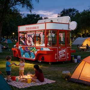 2026 New Style Hot Sale Mobile Food Truck Commercial Catering <b>Trailer</b> for Fast Food - Product Image 1