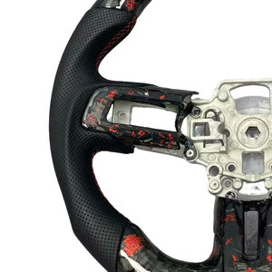 Volant en fibre de carbone pour <span class=keywords><strong>Ford</strong></span> <span class=keywords><strong>Mustang</strong></span> <span class=keywords><strong>GT</strong></span> ST RS <span class=keywords><strong>500</strong></span> 350 2019 2020 2021 2022 2023, accessoires de voiture sport améliorés - Product Image 4