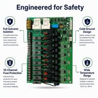 Cargador de Batería Personalizado para Bicicletas Eléctricas, PCBA con 10 Canales, Placa de Estación de Carga Controlada por Relé, Fabricante OEM ODM