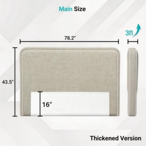 Minimalist Upholstered Headboard Compressed Packing Tool Free Modular <strong>Space</strong> <strong>Saver</strong> - Product Image 3