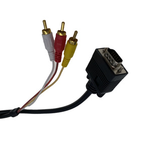 Vga To 3Rca <b>Cable</b> 1.5m Component Video Adapter For Tv Set Top Box Connection - Product Image 2