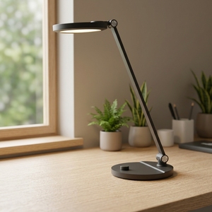 Ayarlanabilir Döndürülebilir LED Masa Lambası Kademesiz Karartma 3 Işık Modu Göz Dostu Basit Esnek ABS Ra90 Yüksek CRI - Product Image 2