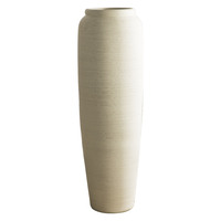 Vase en céramique P341 grand modèle, style nordique, pour salon, arrangement floral, fleurs séchées, blanc, table, design écologique personnalisé