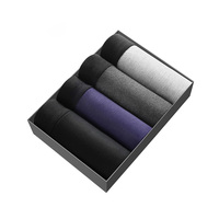 Boîte cadeau d'expédition en papier recyclable personnalisée avec couvercle rigide et base pour chaussures, vêtements, sous-vêtements, fourrures, chaussettes, emballage avec pelliculage brillant UV