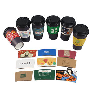 Perfectware Papier Mouw Custom Wegwerp Koffie Cup Mouwen Hittebestendig Cup Mouwen Afdrukken - Product Image 6