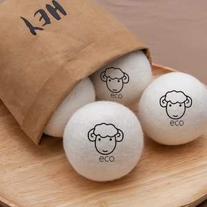 Мячи для сушки белья XL из 100% шерсти: прочные, долговечные, для чистой одежды. Акция! - Product Image 1