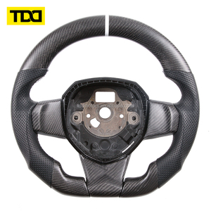 พวงมาลัยคาร์บอนไฟเบอร์แท้ TDD สำหรับ Lamborghini Aventador Svj S Exhaust Lp740 Convertible - Product Image 4