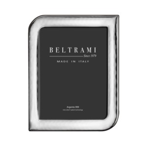 Beltrami Photo <b>Frame</b> <b>4x6</b> Silver Plated Metal Made In Italy - Product Image 1