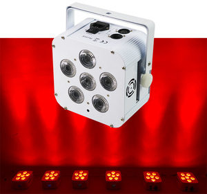 Luces LED Par Inalámbricas con Batería MQ-G119A DMX 512 y Wifi de Guangzhou Maky Stage Lighting, 6 Piezas * 18w 6 en 1, con Control por Teléfono - Product Image 2