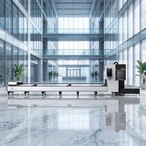 Nouvelle génération de machine de découpe laser à fibre avec tube laser YASKAWA, type portique CNC, pour la découpe de métaux et de laiton - Product Image 1