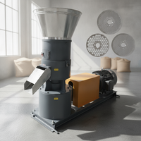 Machine de fabrication de granulés d'aliments pour animaux la plus vendue avec assurance commerciale, machine de traitement de granulés de bois pour aliments de bétail