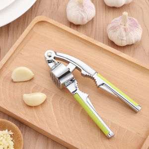 Stainless Steel Garlic Press Manual Mincer Kitchen <b>Tool</b> Durable Hand Wash Only - Product Image 2