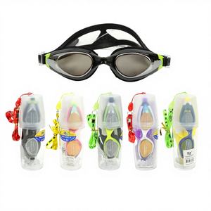 Gafas de Natación Antivaho con Marco Grande de 6 Pulgadas, Protección UV, Junta de Silicona Impermeable para Niños, Modelo 378257, 48 Piezas/caja - Product Image 1