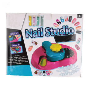 Fashion Kids Make up Kit Beauty Play Set Toy Kid Crea tu propio estilo Nail studio - Product Image 1
