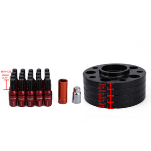 CNSPEED Wheel <b>Spacers</b> 4x20mm M14x1.25 Bolts Aluminum Alloy For Car Wheel Upgrade - Product Image 1