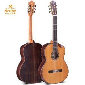 ARTINY OEM High Quality 39 Inch <b>Classical</b> <b>Guitar</b> Solid Cedar with Gloss - Product Image 1