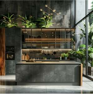 Gabinetes de Cocina Modulares de Roble Macizo de Alta Calidad y Lujo con Características Impermeables y Ecológicas para Muebles de Cocina Modernos - Product Image 2