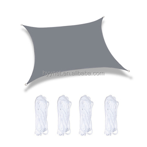Rectangle extérieur <span class=keywords><strong>de</strong></span> haute qualité 3x4m HDPE voile d'ombrage voile d'ombrage personnalisé UV gris voile d'ombrage - Product Image 3