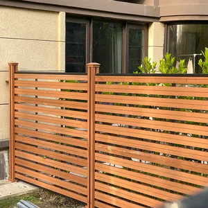 Factory Direct Sales Of Wood-plastic Composite Grille Wood Composite Border Wpc Fence Set