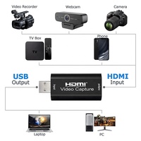 Tarjeta Capturadora de Video Xput UVC USB 2.0 HDMI, Adaptador de Grabación de Video 1080P 30Hz para Transmisión en Vivo, Videojuegos y Transmisiones
