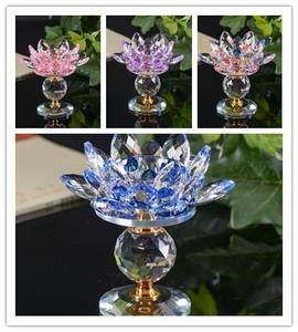 <span class=keywords><strong>Chandelier</strong></span> de lotus en cristal de fabricants pour la décoration de Bouddha lampe de lotus en cristal artisanat <span class=keywords><strong>chandelier</strong></span> décoration de mariage - Product Image 3