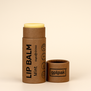 Tùy chỉnh Kraft ống giấy bao bì Lip Balm khử mùi mỹ phẩm container sinh thái thân thiện đẩy lên thiết kế - Product Image 2