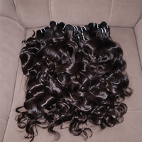 Extensions de cheveux naturels indiens bouclés, ondulés, double trame, qualité Body Wave, provenant d'un seul donneur