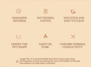 Bộ nồi chảo chống dính kiểu Bắc Âu tối giản, đáy dày gấp đôi, tay cầm tháo rời, dễ vệ sinh, an toàn cho sức khỏe - Product Image 5