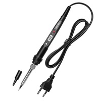 Kit de fer à souder à température réglable 80W avec écran LCD numérique, kit domestique, noyau chauffant en céramique, 13/17 en 1, stylo chauffant électrique