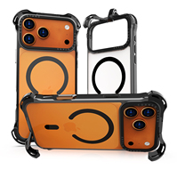 Accessoires électroniques Étui de téléphone magnétique transparent Protection contre les chutes pour iPhone 11 12 13 14 15 16 17 Pro Max