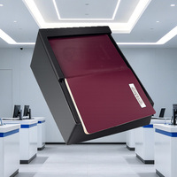 Pemindai Dokumen Antarmuka USB Ultra-Tipis Multifungsi Pembaca/Pemindai Paspor MRZ OCR Pengenal Chip RFID PVC Bandara Hotel