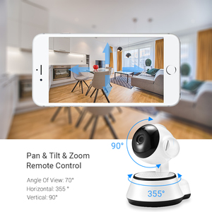 Baby Monitor <span class=keywords><strong>V380</strong></span> <span class=keywords><strong>Cam</strong></span> 720 1080p Wifi IP camera with motion sensor Alarm 360 domestic surveillance monitoring CORDLESS PTZ P2P - Product Image 3