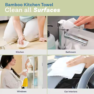 Toallitas de limpieza multiusos no tejidas del mercado OEM, toallitas secas de limpieza desechables sin polvo, toallitas de limpieza multiusos para el hogar - Product Image 6