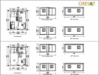 Petite maison conteneur extensible moderne et respirante, préfabriquée, installation instantanée, portable pour événements/centres commerciaux, prête à être expédiée, personnalisable