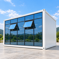 Bâtiment de bureaux modulaire préfabriqué en conteneurs, hébergement facilement déplaçable, résistant aux tremblements de terre, design contemporain VICDOWEX