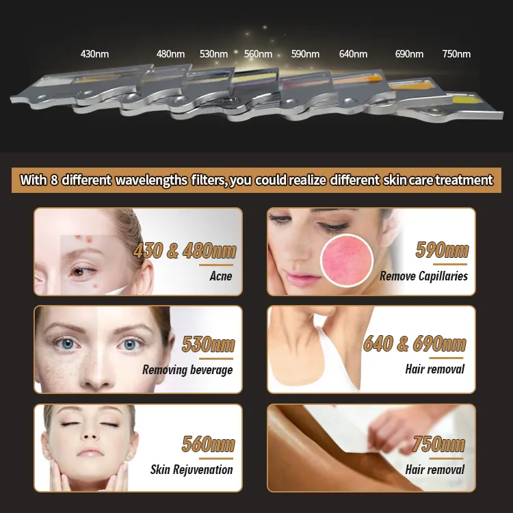 Beauty CE-zertifizierte profession elle IPL-Laser maschine Haarentfernungs-Verjüngung maschine IPL-Haaren tfernungs gerät Laser maschine