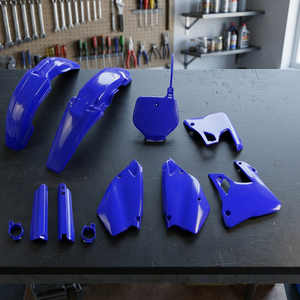 Blu 089 Kit di plastica completa per Yamaha YZ 125 1996-1999 accessori moto - Product Image 2