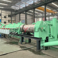 Four de carbonisation continu à économie d'énergie, haute capacité, pour la fabrication de charbon de bois à partir de balles de riz, avec alimentation automatique et système d'étanchéité