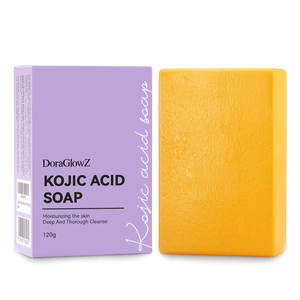 Jabón en barra blanqueador de Ácido Kójico de alta calidad con cúrcuma y manteca de karité para piel seca-Limpieza suave e hidratante - Product Image 1