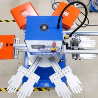 Máquina Automática de Impresión de Guantes con Pantalla Táctil, Impresora de Puntos de Silicona PVC Antideslizante para Guantes de Trabajo