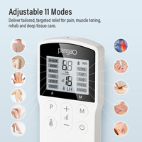 Appareil de physiothérapie intelligent pour soulager la douleur corporelle, machine portable de thérapie par impulsions électriques et chaleur, unité TENS