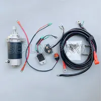 Electric Start Conversion Kit for Tohatsu 15hp 20hp 30hp 40hp 50hp Outboard engine Starter Motor Relay Cable Rectifier
