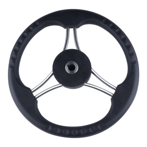 Boat Steering <b>Wheel</b> 13 Inch Stainless Steel Foam Grip Marine Hardware For <b>Replacement</b> Repair - Product Image 2