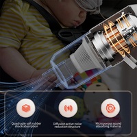 Aspirateur sans fil électrique portatif léger rechargeable par USB à forte aspiration pour voiture, maison, hôtel